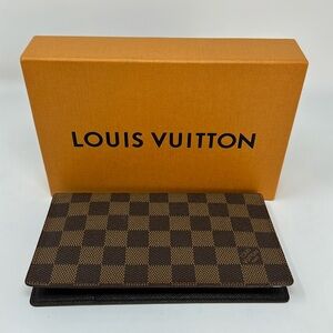 💯 Authentic Louis Vuitton Damier Ebene Check Holder